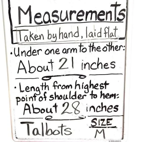 Talbots M leaf print cotton lightweight button down shirt long sleeve - Picture 9 of 9